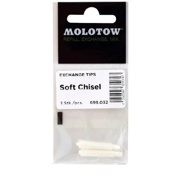 MOLOTOW - PUNTAS PINCEL SUAVE INTERCAMBIABLES 1MM SERIE 200 - Molotow