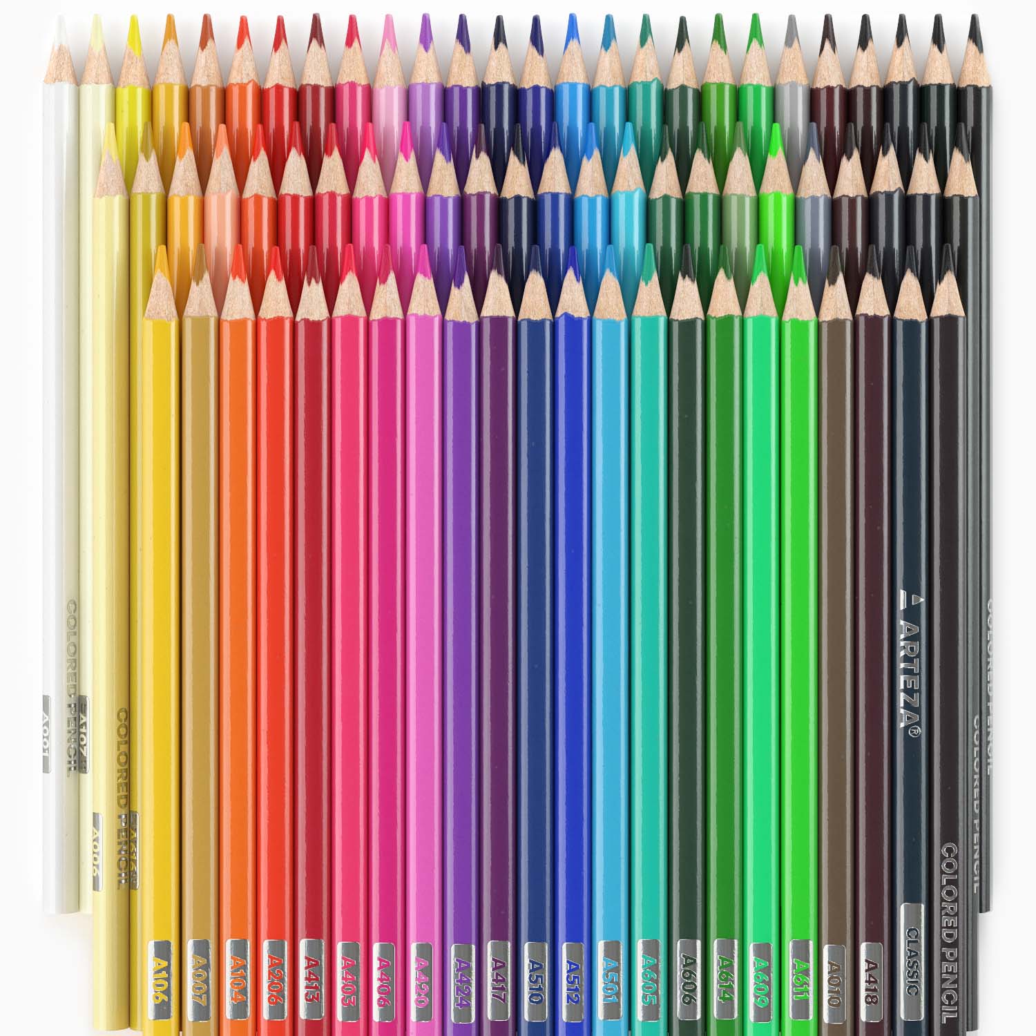 Set 72 Lápices Colores Junior Escolar Dibujo Arteza Classic