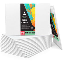 Set de 14 Lienzo Carton C Tela Canvas Pintura 27.9x35.6 Arteza
