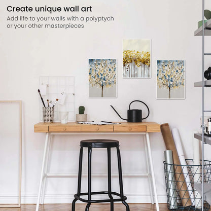 Lienzo Carton Con Tela Canvas Pintura 22.9x30.5 Arteza - Pack de 14 - Coveme - vista trasera