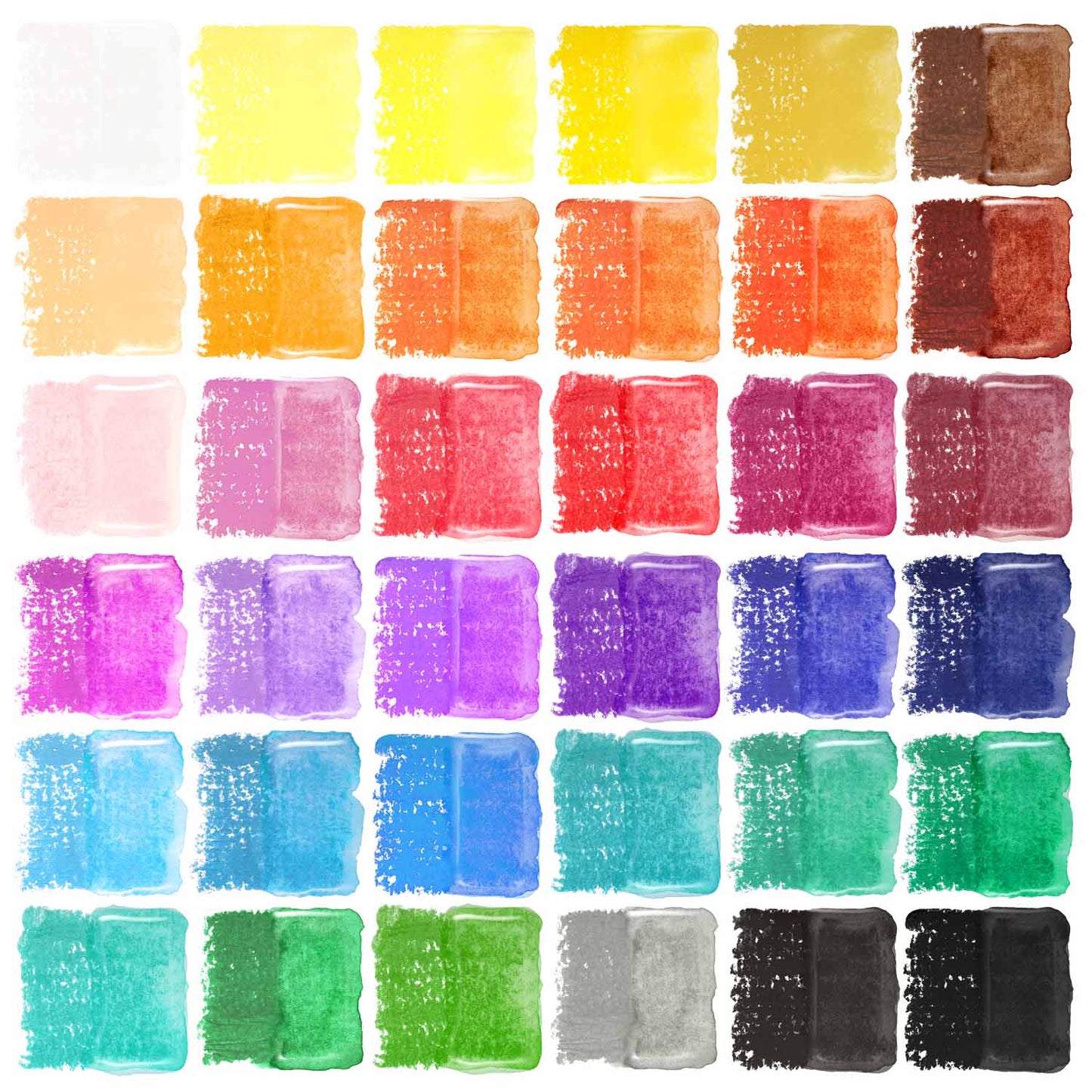 Set 36 Crayones Gel Twistables Niños Dibujo Colores Arteza