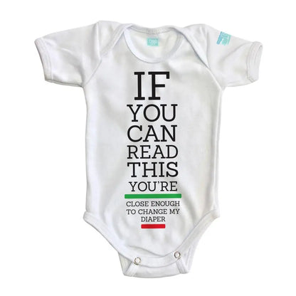 Body Bebé Change Diaper Manga Corta / Blanco / 24m - PLASH - vista lateral