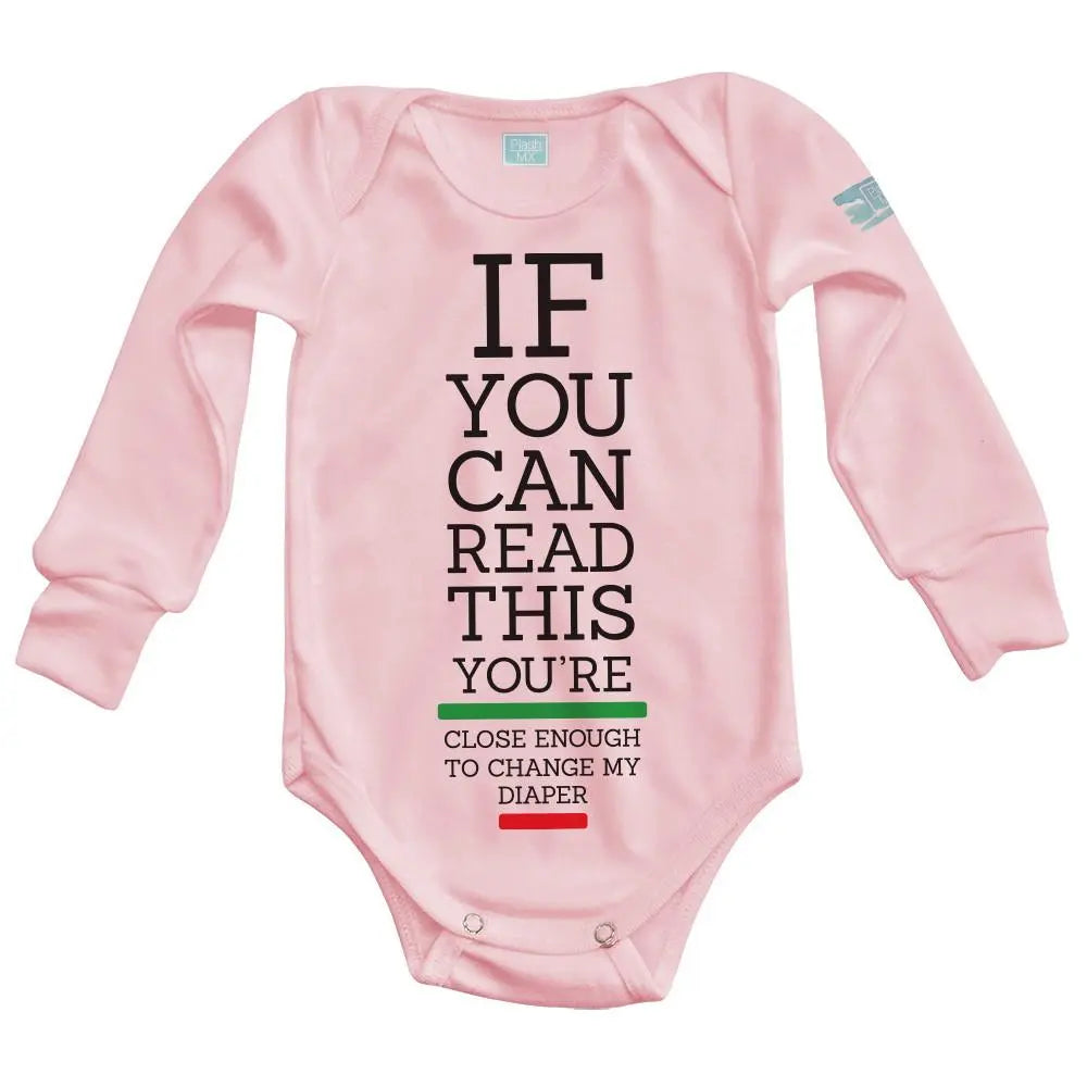 Body Bebé Change Diaper Manga Larga / Rosa / 24m - Coveme