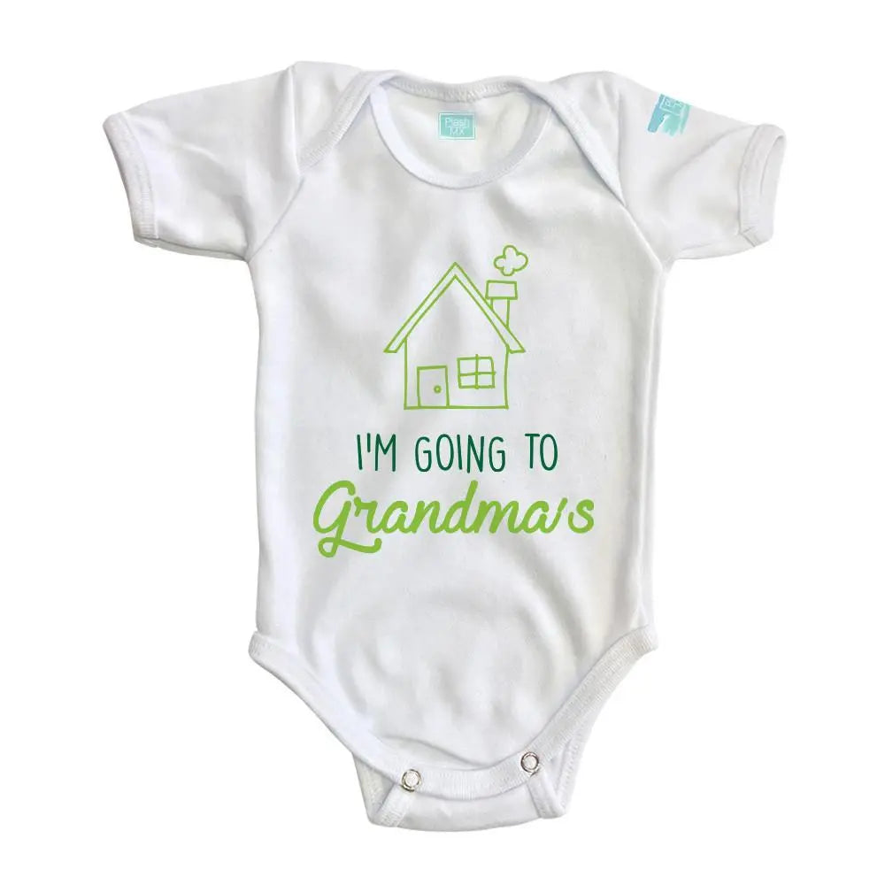Body Bebé Grandma´s House Manga Corta / Blanco / 24m - PLASH