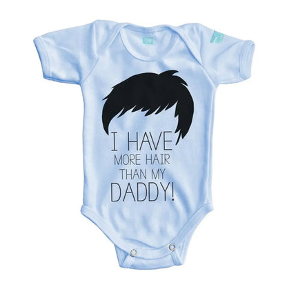 Body Bebé Daddy´s Hair Manga Corta / Azul / 24m - PLASH