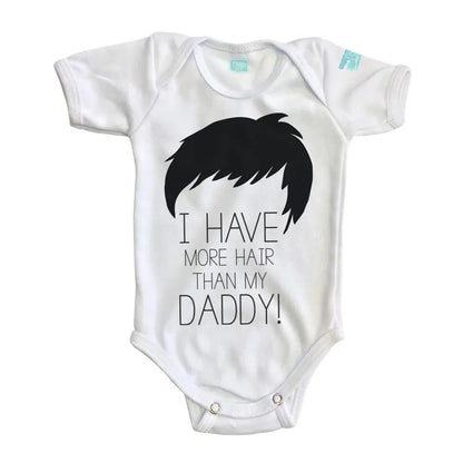 Body Bebé Daddy´s Hair Manga Corta / Blanco / 24m - PLASH - vista lateral