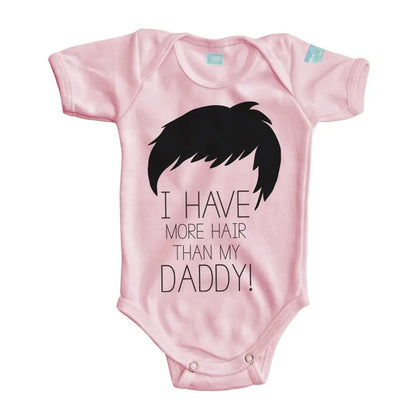 Body Bebé Daddy´s Hair Manga Corta / Rosa / 24m - PLASH