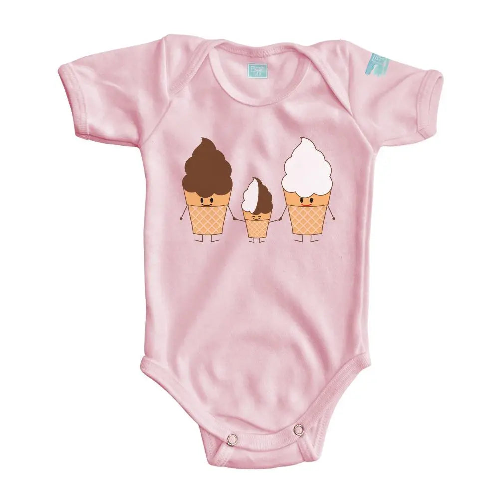 Body Bebé Familia Helados - MarchanteMX