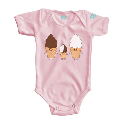 Body Bebé Familia Helados - MarchanteMX