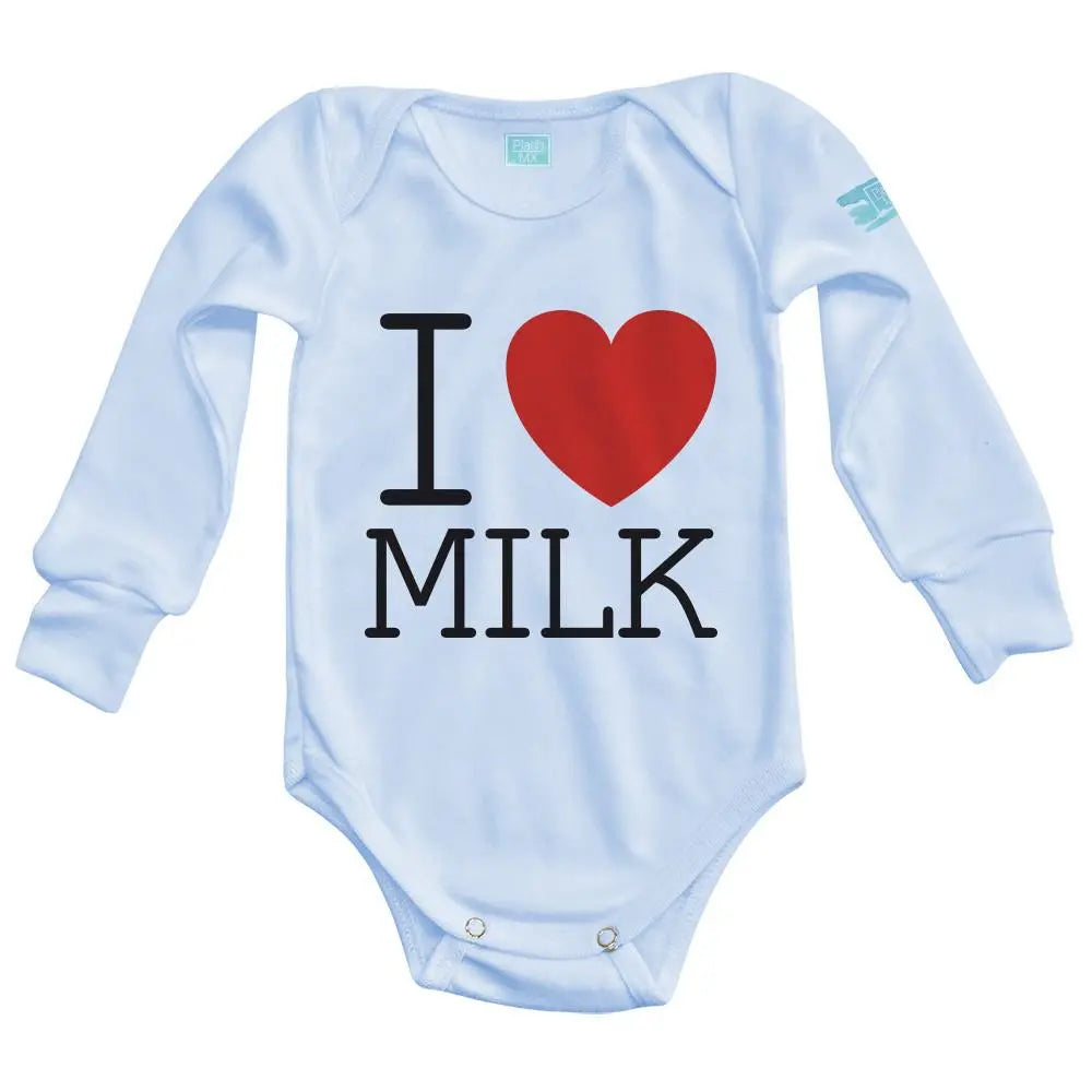 Body Bebé para bebe I Love Milk - MarchanteMX
