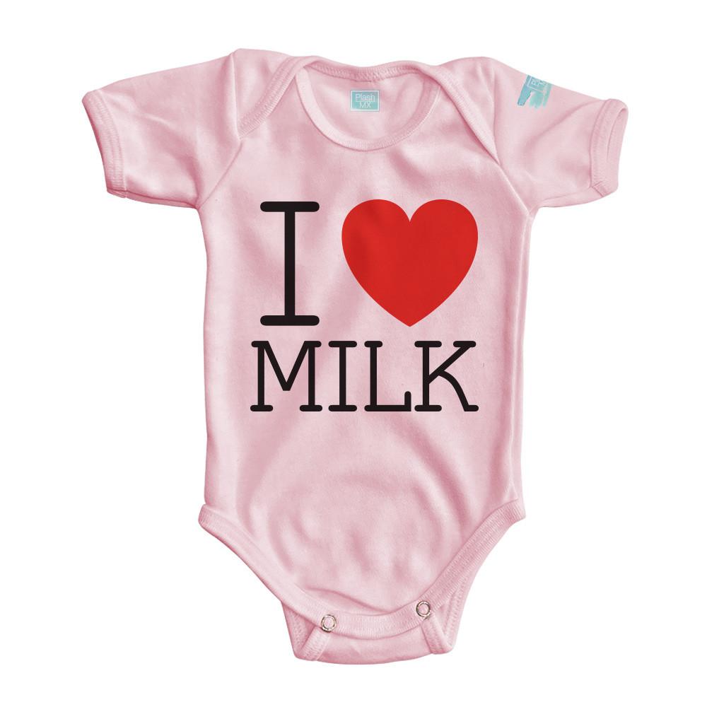 Body Bebé para bebe I Love Milk - MarchanteMX