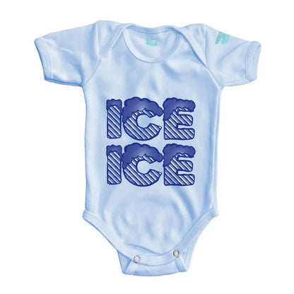 Body Bebé Ice Ice Baby Manga Corta / Azul / 24m - PLASH - vista lateral