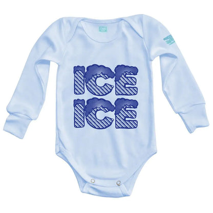 Body Bebé Ice Ice Baby Manga Larga / Azul / 24m - Coveme - vista lateral