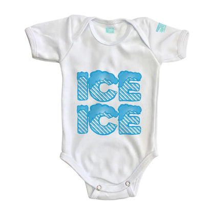 Body Bebé Ice Ice Baby Manga Corta / Blanco / 24m - PLASH - vista lateral