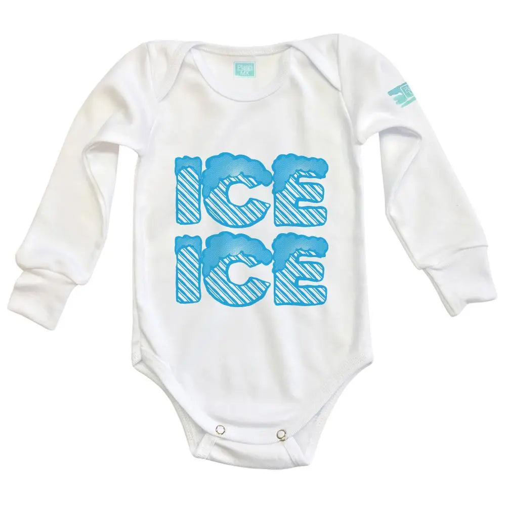 Body Bebé Ice Ice Baby Manga Larga / Blanco / 24m - Coveme