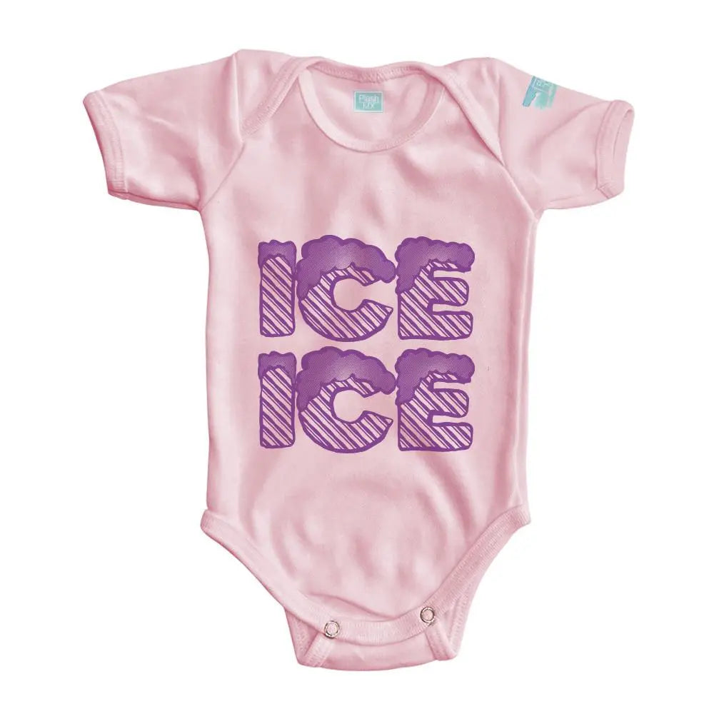 Body Bebé Ice Ice Baby Manga Corta / Rosa / 24m - PLASH
