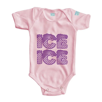 Body Bebé Ice Ice Baby Manga Corta / Rosa / 24m - PLASH