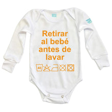 Body Bebe Retirar al Bebe Antes de Lavar - MarchanteMX