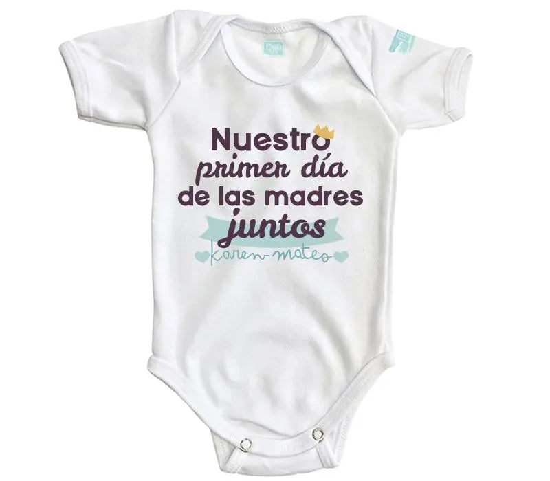 Body Bebé Nuestro Primer Día Juntos - MarchanteMX