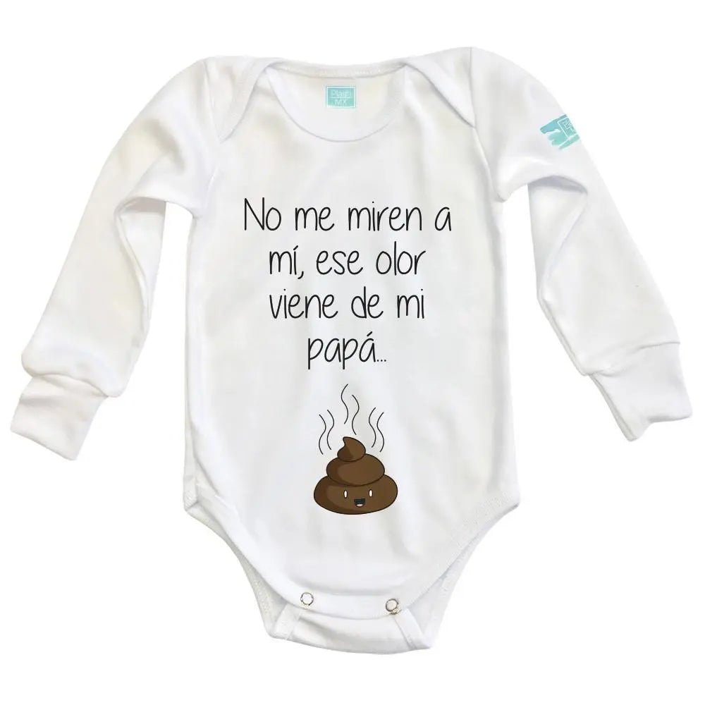 Body Bebé Ese Olor es Papá Manga Larga / Blanco / 24m - Coveme