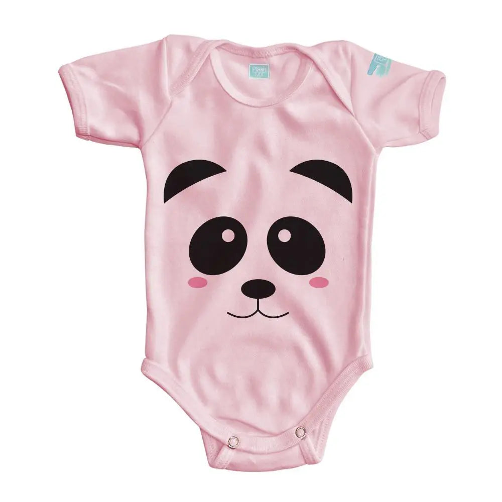 Body Bebé Panda Manga Corta / Rosa / 24m - PLASH
