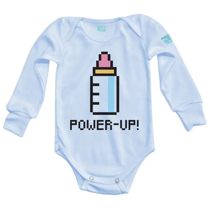 Body Bebe Recién Horneado Manga Larga / Azul / 24m - Coveme - vista lateral