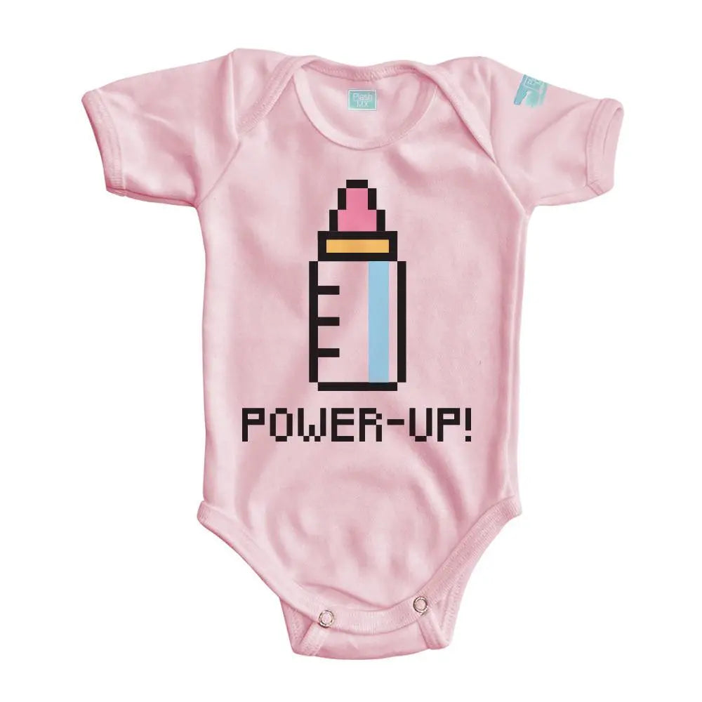 Body Bebe Recién Horneado Manga Corta / Rosa / 24m - Coveme - vista lateral