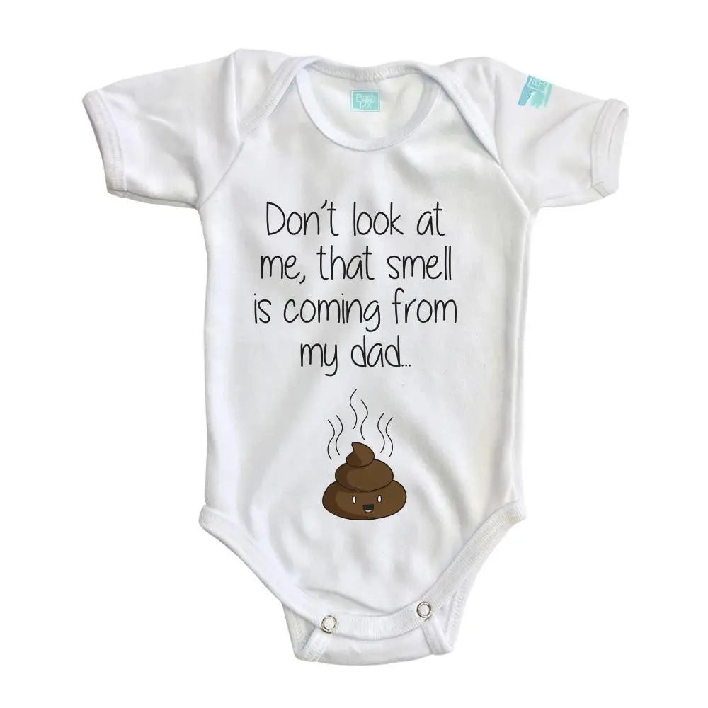 Body Bebe Smell Manga Corta / Blanco / 24m - Coveme