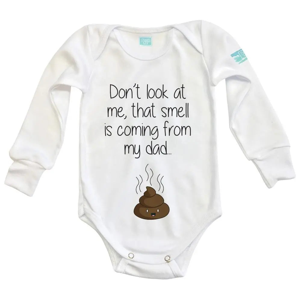 Body Bebe Smell Manga Larga / Blanco / 24m - Coveme