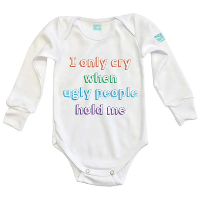 Body Bebé Ugly People Manga Larga / Blanco / 24m - Coveme