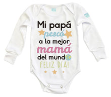 Body Bebé Mi Papá Pescó - MarchanteMX