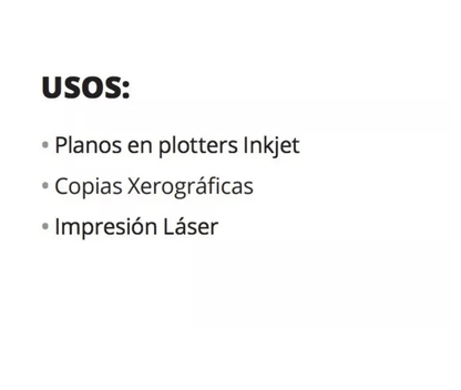 Rollo Papel Bond Premier Kronaline Bp400 Plotter Planos - MarchanteMX