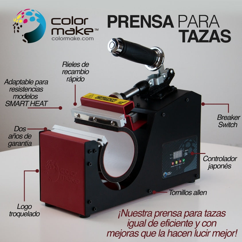 Prensa Ferrari para Tazas Color Make