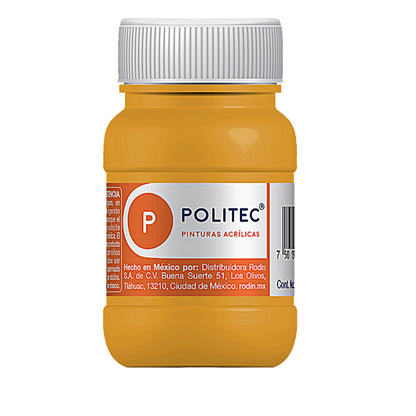 Pintura Acrílica Politec De 100 ml Colores a Elegir - MarchanteMX