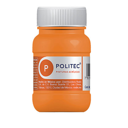 Pintura Acrílica Politec De 100 ml Colores a Elegir - MarchanteMX
