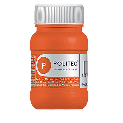 Pintura Acrílica Politec De 100 ml Colores a Elegir - MarchanteMX