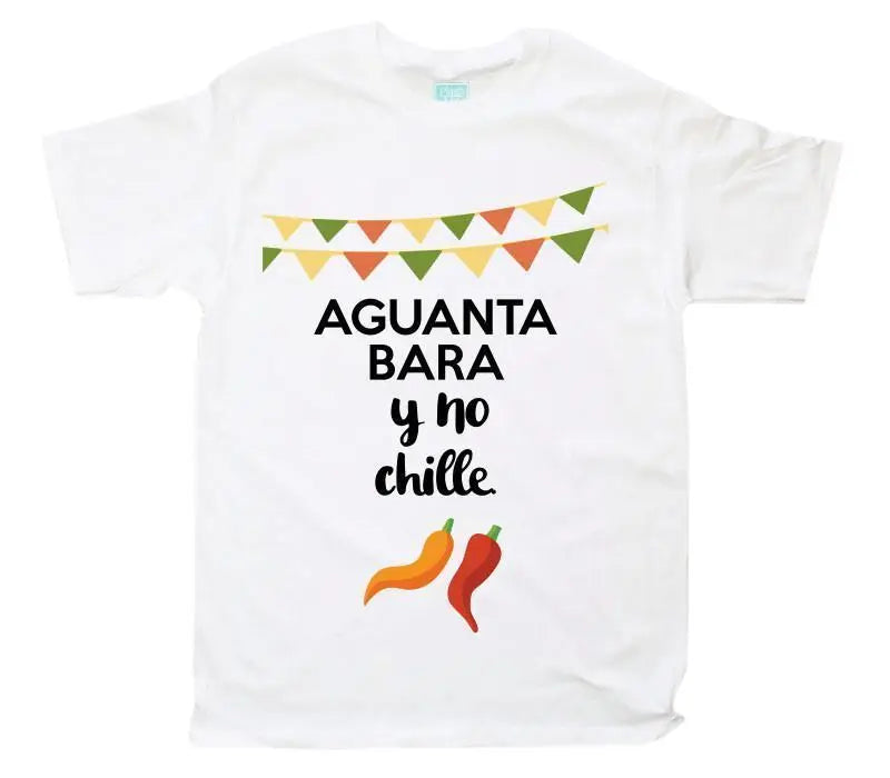 Playera Aguanta Bara Blanco / EEG / Caballero - Coveme - vista lateral