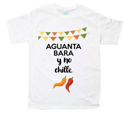 Playera Aguanta Bara Blanco / EEG / Caballero - Coveme - vista lateral