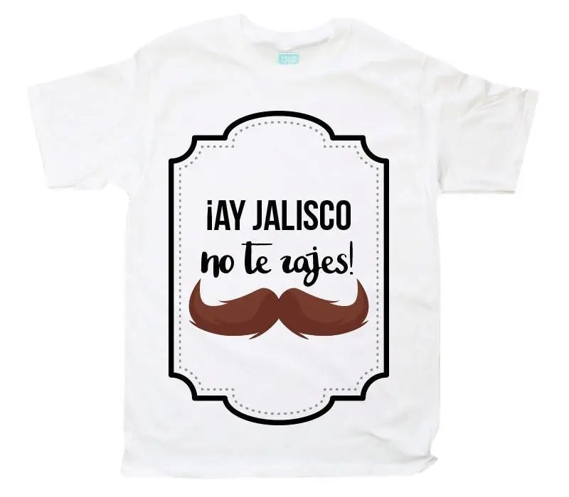 Playera Ay Jalisco Blanco / EEG / Caballero - Coveme - vista lateral