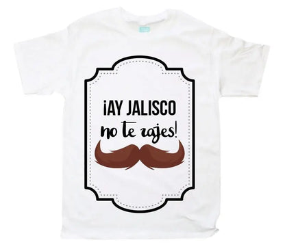 Playera Ay Jalisco Blanco / EEG / Caballero - Coveme - vista lateral