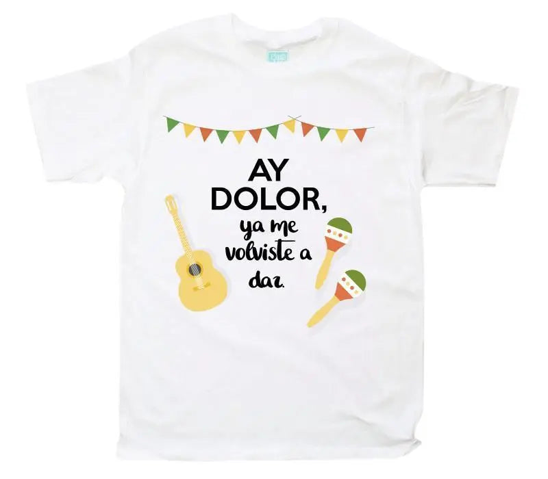 Playera Ay Dolor Blanco / EEG / Caballero - Ball - vista lateral