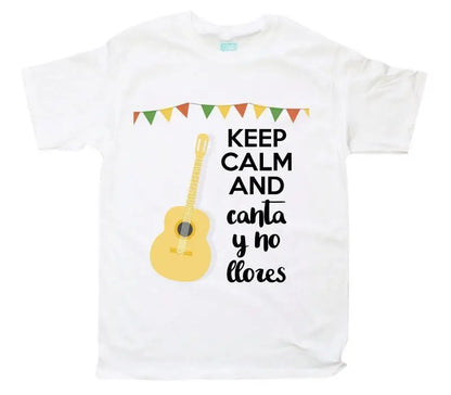 Playera Canta Guitarra Blanco / EEG / Caballero - Coveme - vista lateral