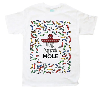 Playera Mi Mero Mole Blanco / EEG / Caballero - Ball - vista lateral