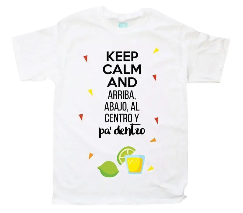 Playera Pa' Dentro Blanco / EEG / Caballero - Coveme - vista lateral