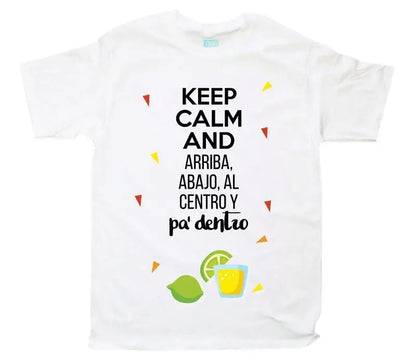 Playera Pa' Dentro Blanco / EEG / Caballero - Coveme - vista lateral