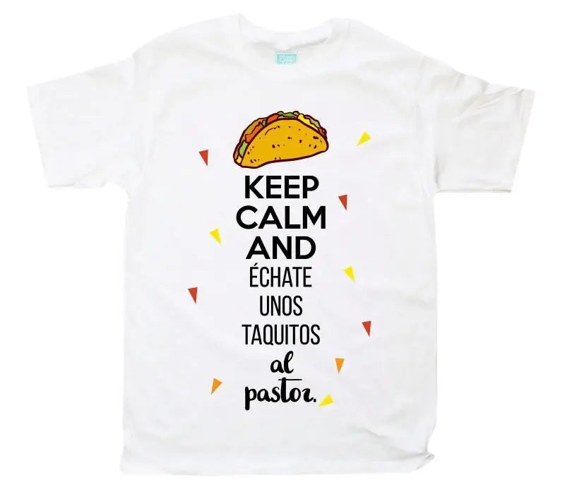 Playera Taquitos al Pastor Blanco / EEG / Caballero - Coveme - vista lateral
