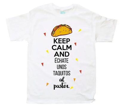 Playera Taquitos al Pastor Blanco / EEG / Caballero - Coveme - vista lateral