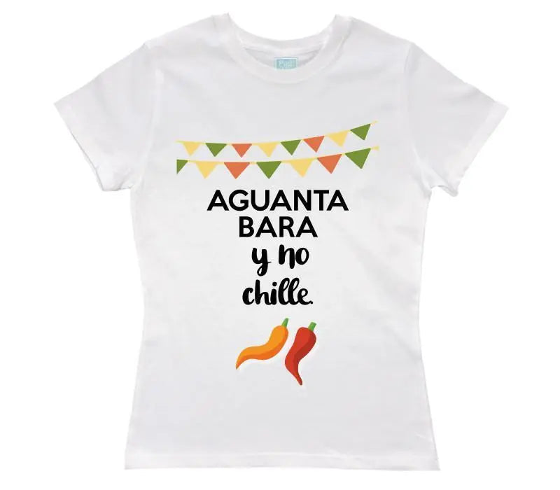 Playera Aguanta Bara Blanco / EEG / Dama - Coveme - vista lateral