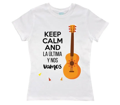 Playera La Última y Nos Vamos Blanco / EEG / Dama - Coveme - vista lateral