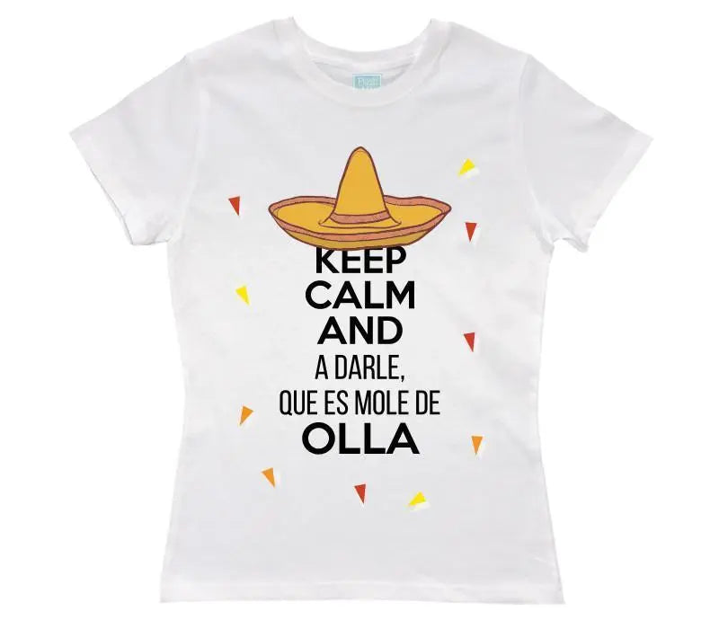 Playera Mole de Olla Blanco / EEG / Dama - Coveme - vista lateral